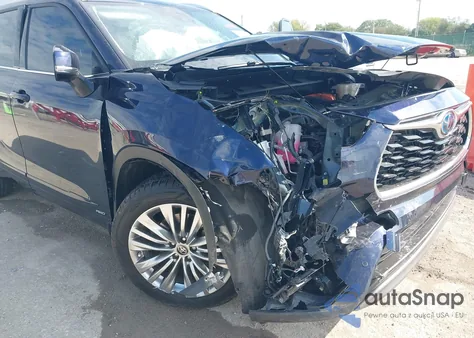 2023 Toyota Highlander Hybrid Platinum из США, поврежденный, VIN 5TDEBRCH4PS132692